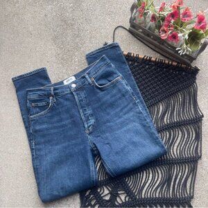 Agolde High Rise Cropped Jeans Size 28